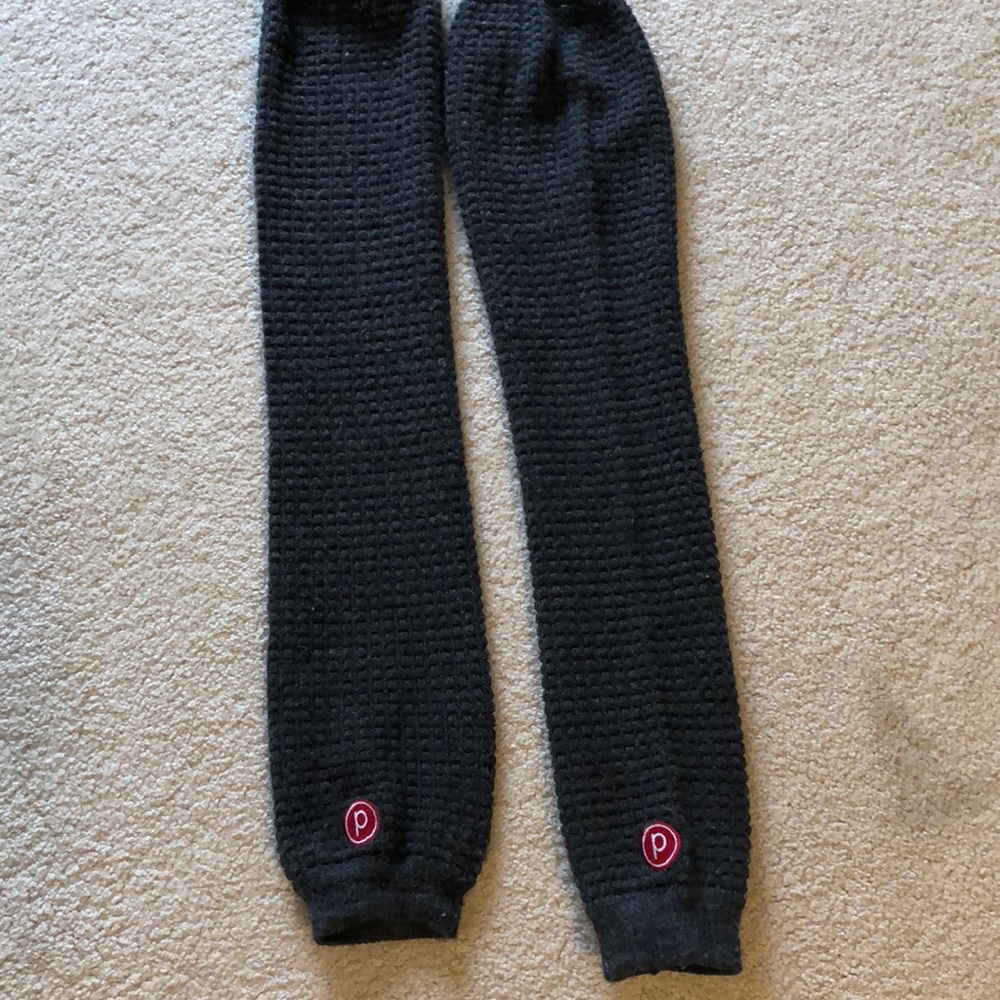 Pure Barre Knit Leg Warmers.  Gray OS